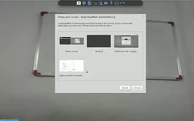 IngeniousMeet Screensharing  from Chrome web store to be run with OffiDocs Chromium online IngeniousMeet Screensharing  from Chrome web store to be run with OffiDocs Chromium online