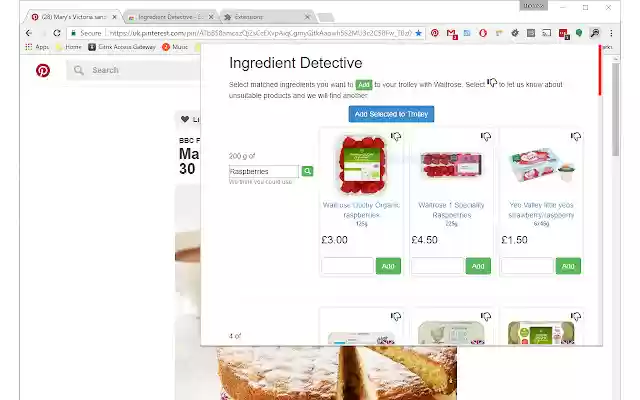 Ingredient Detective  from Chrome web store to be run with OffiDocs Chromium online