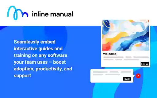 Inline Manual DAP  from Chrome web store to be run with OffiDocs Chromium online