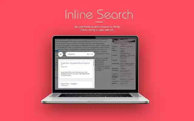 Inline Search  from Chrome web store to be run with OffiDocs Chromium online
