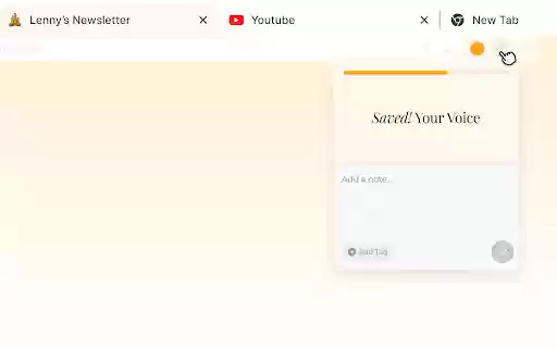 InnerVoice  from Chrome web store to be run with OffiDocs Chromium online