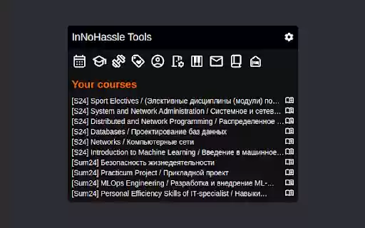 InNoHassle Tools  from Chrome web store to be run with OffiDocs Chromium online