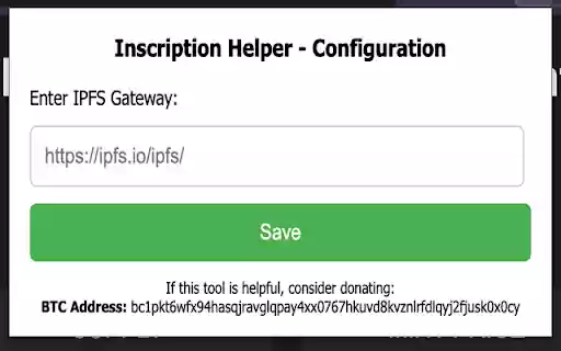 Inscription Helper  from Chrome web store to be run with OffiDocs Chromium online