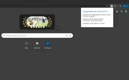 InsightfulBrowse: SearchLens  from Chrome web store to be run with OffiDocs Chromium online