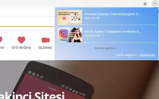 instaBurada from Chrome web store to be run with OffiDocs Chromium online instaBurada from Chrome web store to be run with OffiDocs Chromium online