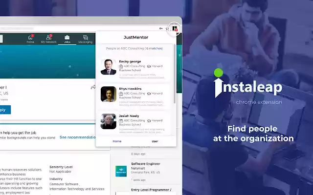 Instaleap  from Chrome web store to be run with OffiDocs Chromium online