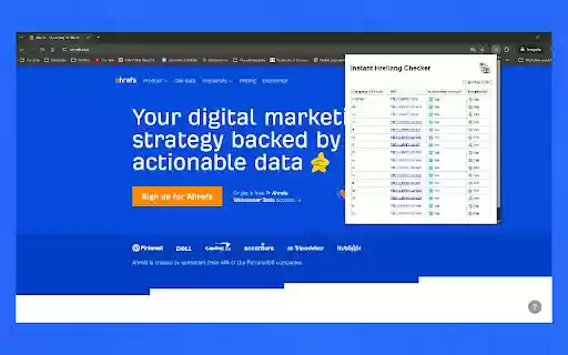Instant Hreflang Checker  from Chrome web store to be run with OffiDocs Chromium online