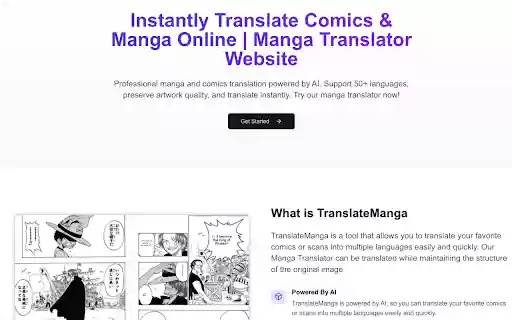 Instantly translate manga TranslateManga  from Chrome web store to be run with OffiDocs Chromium online