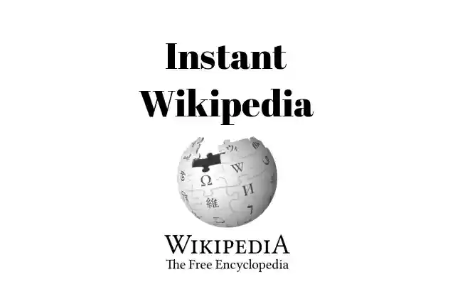 Instant Wikipedia  from Chrome web store to be run with OffiDocs Chromium online