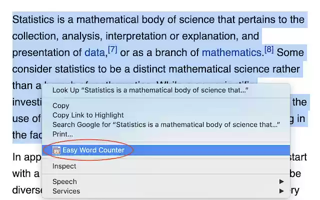 Instant Word Counter  from Chrome web store to be run with OffiDocs Chromium online