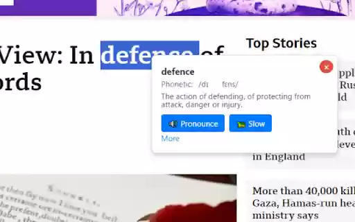 Instant Word Definition from Chrome web store to be run with OffiDocs Chromium online Instant Word Definition from Chrome web store to be run with OffiDocs Chromium online