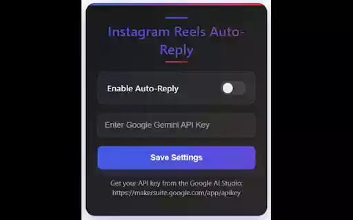 InstaReply  from Chrome web store to be run with OffiDocs Chromium online