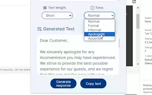 instasponse.ai Official Instant AI Responses for Booking.com Hosts  from Chrome web store to be run with OffiDocs Chromium online