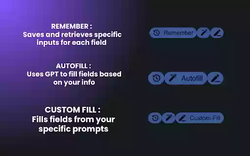 Intellifill AI  from Chrome web store to be run with OffiDocs Chromium online