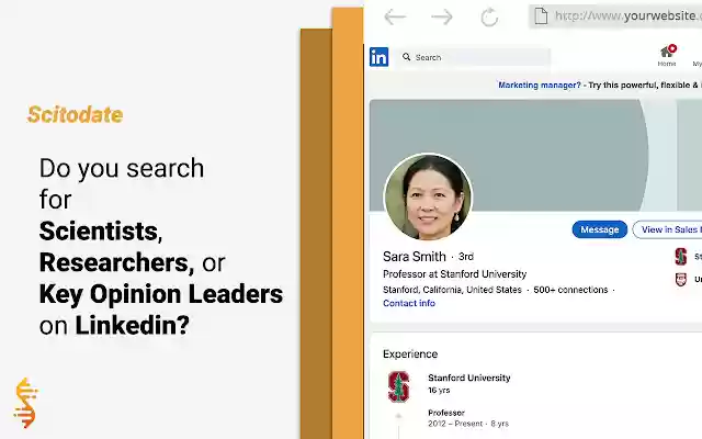 Intelliscope by Scitodate  from Chrome web store to be run with OffiDocs Chromium online