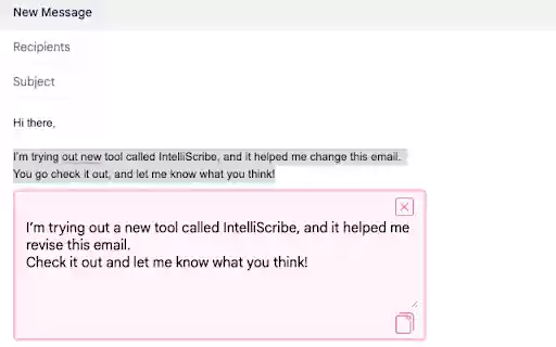 IntelliScribe  from Chrome web store to be run with OffiDocs Chromium online
