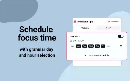 Intentional Block Distracting Websites from Chrome web store to be run with OffiDocs Chromium online Intentional Block Distracting Websites from Chrome web store to be run with OffiDocs Chromium online