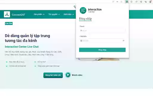 Interaction Center  from Chrome web store to be run with OffiDocs Chromium online