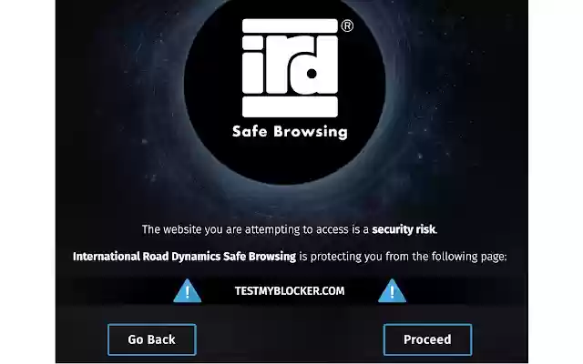 International Road Dynamics Safe Browsing from Chrome web store to be run with OffiDocs Chromium online International Road Dynamics Safe Browsing from Chrome web store to be run with OffiDocs Chromium online