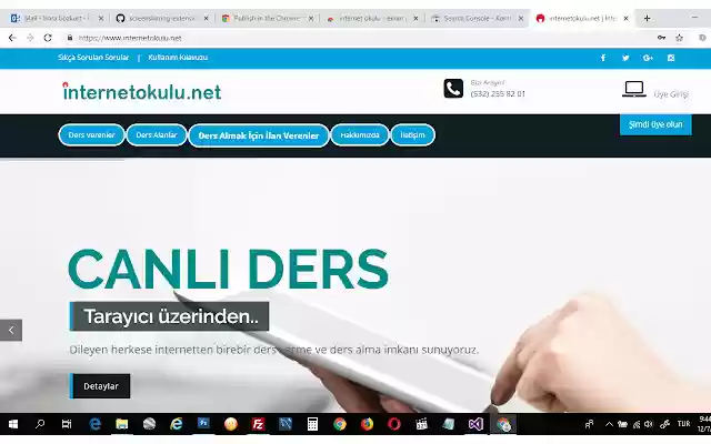 internet okulu ekran paylaşımı from Chrome web store to be run with OffiDocs Chromium online internet okulu ekran paylaşımı from Chrome web store to be run with OffiDocs Chromium online