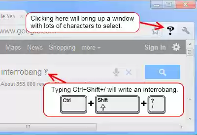 Interrobang from Chrome web store to be run with OffiDocs Chromium online Interrobang from Chrome web store to be run with OffiDocs Chromium online
