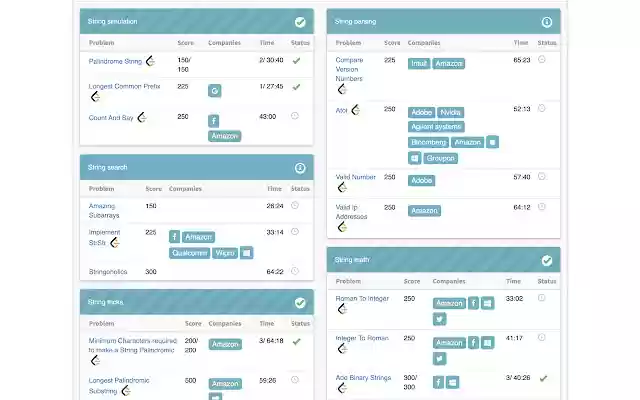 InterviewBit  from Chrome web store to be run with OffiDocs Chromium online