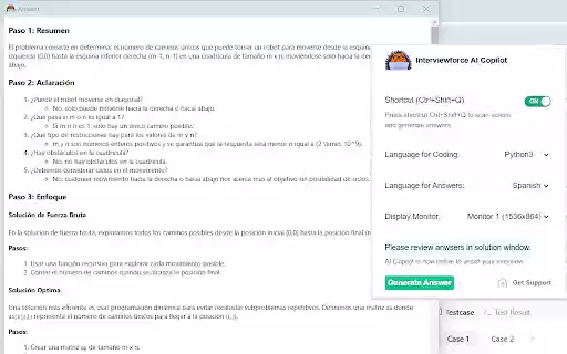 Interviewforce AI Copilot  from Chrome web store to be run with OffiDocs Chromium online