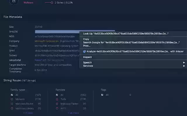 Intezer Analyze  from Chrome web store to be run with OffiDocs Chromium online