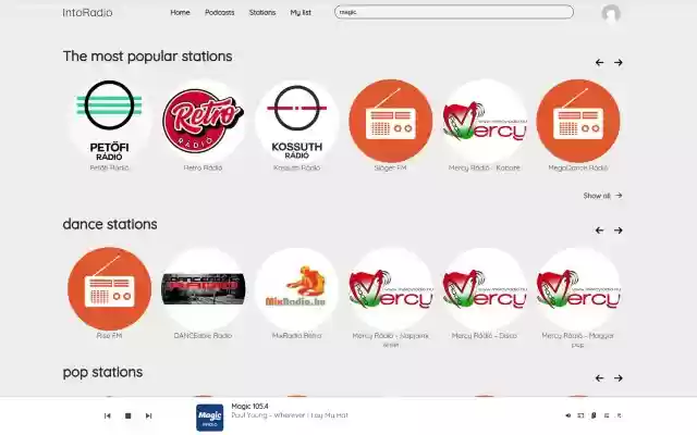 IntoRadio Extras из интернет-магазина Chrome будет работать с онлайн-версией OffiDocs Chromium