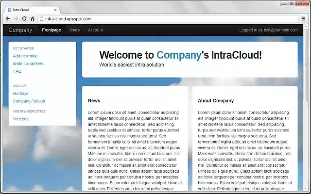 IntraCloud from Chrome web store to be run with OffiDocs Chromium online IntraCloud from Chrome web store to be run with OffiDocs Chromium online