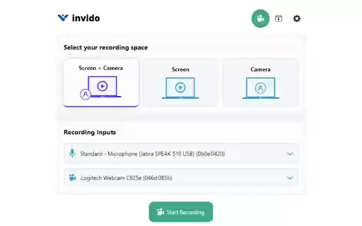 Invido Webcam Screen Recorder from Chrome web store to be run with OffiDocs Chromium online Invido Webcam Screen Recorder from Chrome web store to be run with OffiDocs Chromium online