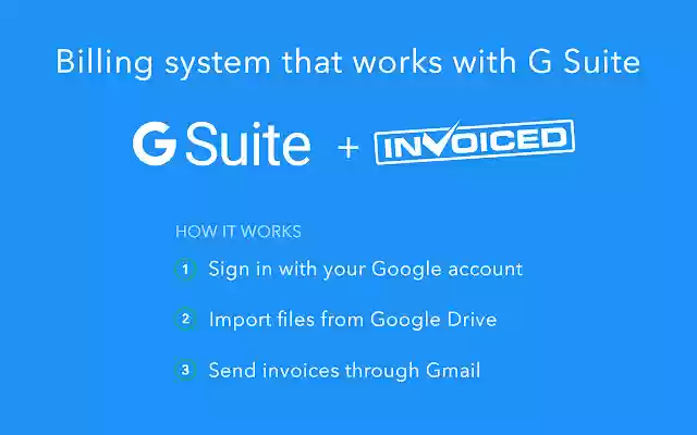 Invoiced  from Chrome web store to be run with OffiDocs Chromium online
