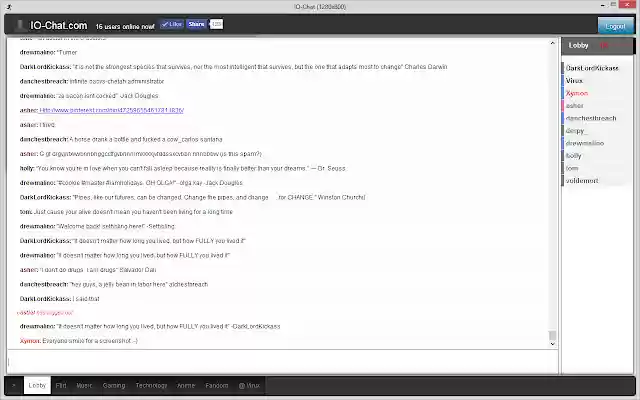 IO Chat  from Chrome web store to be run with OffiDocs Chromium online