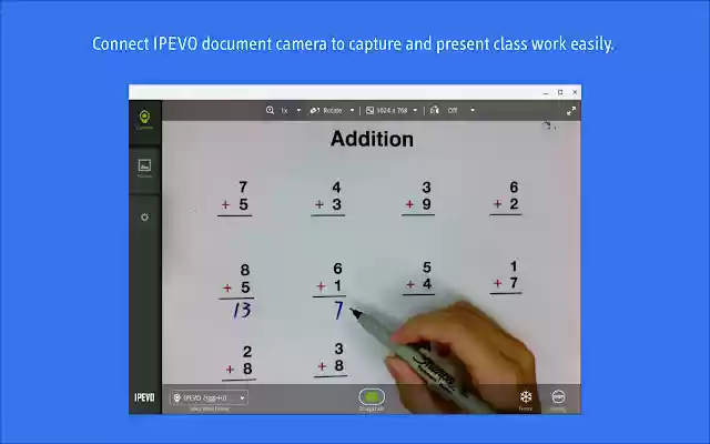 Chrome 网上商店中适用于 Chrome OS v55 及更低版本的 IPEVO Presenter 将与 OffiDocs Chromium 在线运行