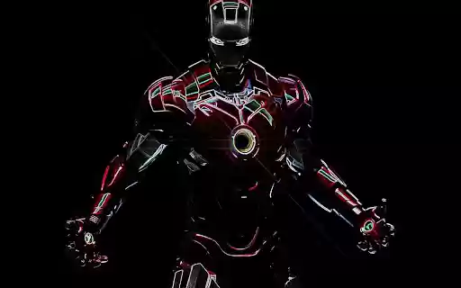 Iron Man Browser Theme  from Chrome web store to be run with OffiDocs Chromium online