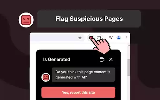 Is Generated Block AI Content  from Chrome web store to be run with OffiDocs Chromium online