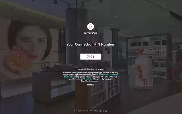 iSignage Digital Signage Player  from Chrome web store to be run with OffiDocs Chromium online