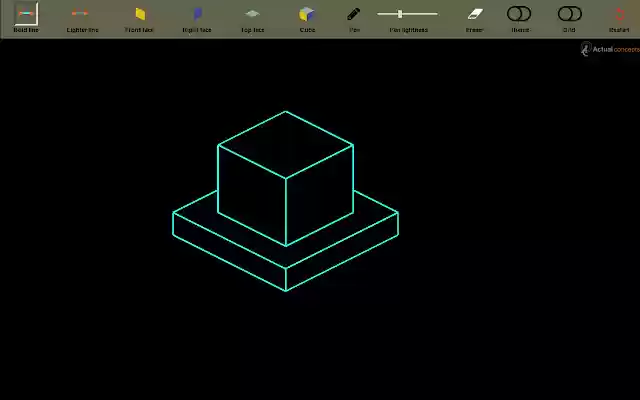 Isometric paper tool  from Chrome web store to be run with OffiDocs Chromium online