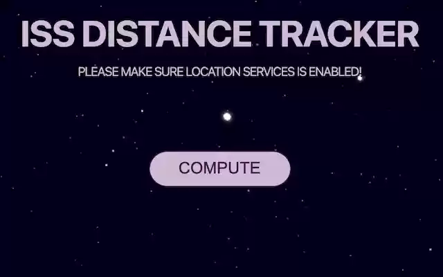 ISS Distance  from Chrome web store to be run with OffiDocs Chromium online