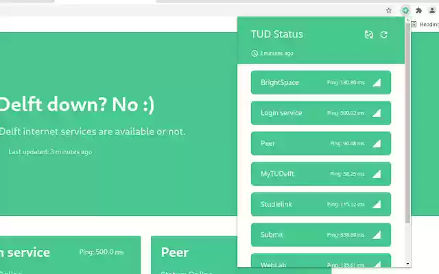 Is TU Delft down? from Chrome web store to be run with OffiDocs Chromium online Is TU Delft down? from Chrome web store to be run with OffiDocs Chromium online