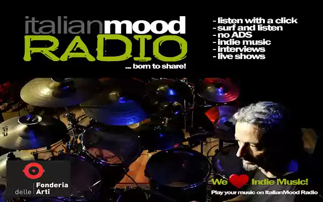 Italian Mood Radio  from Chrome web store to be run with OffiDocs Chromium online