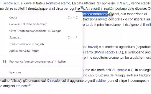Italian Pronouncer Extension  from Chrome web store to be run with OffiDocs Chromium online