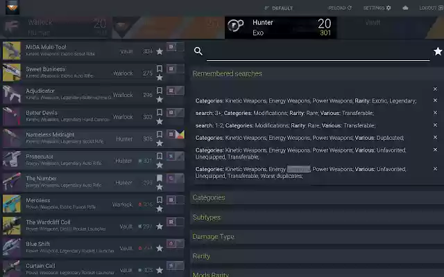 Item Manager for Destiny 2 from Chrome web store to be run with OffiDocs Chromium online Item Manager for Destiny 2 from Chrome web store to be run with OffiDocs Chromium online