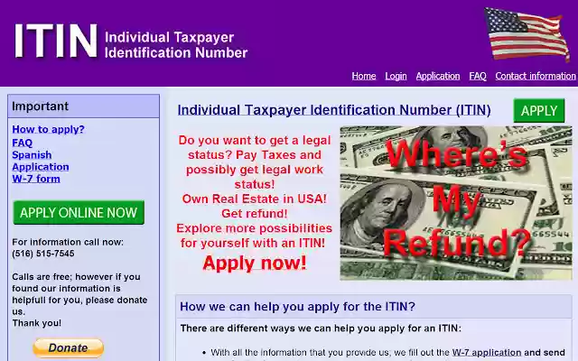 ITIN Online  from Chrome web store to be run with OffiDocs Chromium online