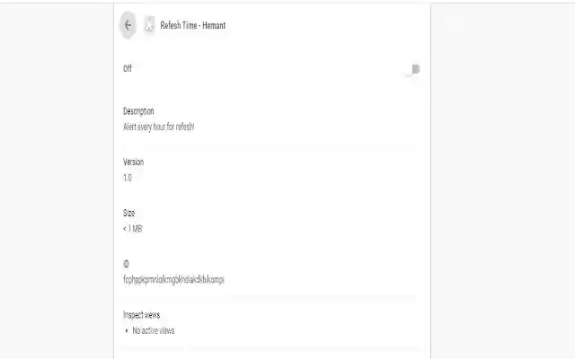 Its Refresh Time  from Chrome web store to be run with OffiDocs Chromium online