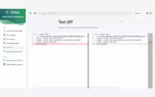 IT Tools  from Chrome web store to be run with OffiDocs Chromium online