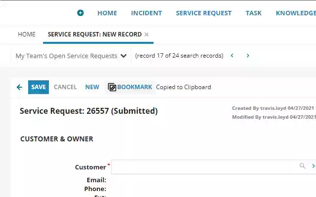 Ivanti Service Desk Add Copy Uri Button from Chrome web store to be run with OffiDocs Chromium online Ivanti Service Desk Add Copy Uri Button from Chrome web store to be run with OffiDocs Chromium online