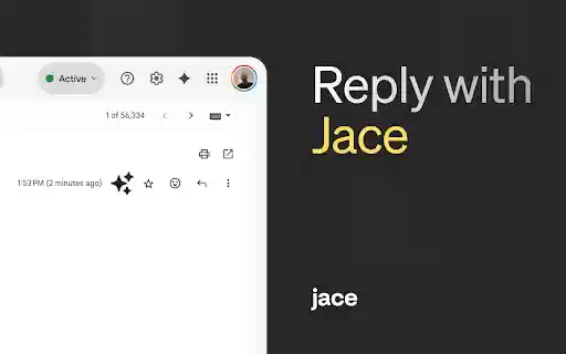 Jace Gmail Extension  from Chrome web store to be run with OffiDocs Chromium online