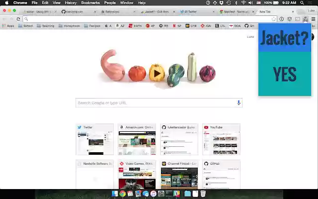 Jacket?  from Chrome web store to be run with OffiDocs Chromium online