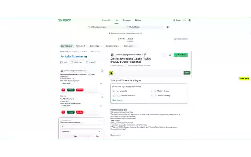 Jacky Ba H1B Job Finder: Sponsor Checker  Analyzer  from Chrome web store to be run with OffiDocs Chromium online